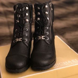 MICHAEL by Michael Kors size 4 combat boots